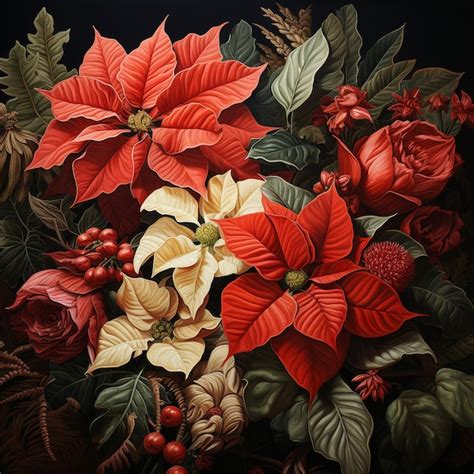 Premium AI Image | Poinsettia Day