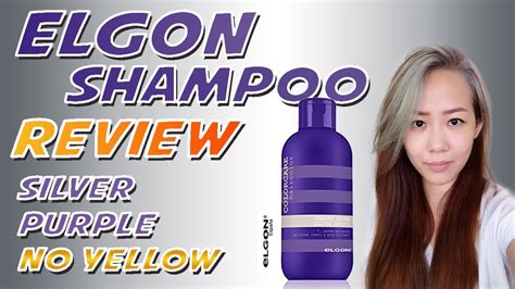 Review Elgon Silver Grey Purple No Yelow Shampoo Youtube