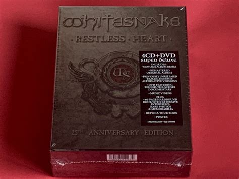 WHITESNAKE RESTLESS HEART 4 CD 1 DVD ED SUPERDELUXE LIMITADA 25