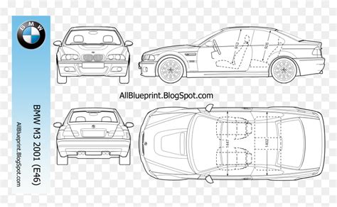 Bmw M3 Blueprint Hd Png Download Vhv