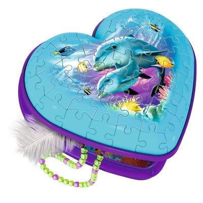 Puzzle D Coffret Coeur Monde Sous Marin Ravensburger