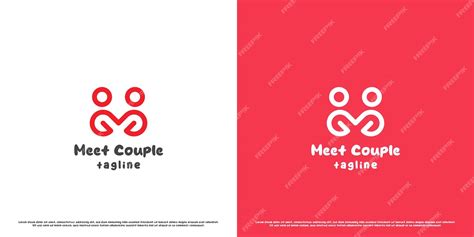 Premium Vector Love Couple Logo Design Illustration Silhouettes Of People Friends Boyfriend