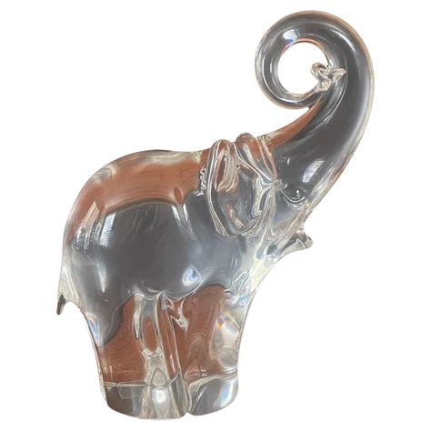 Murano Glass Elephant Sculpture For Sale At 1stdibs Murano Glass Elephants Murano Elephant