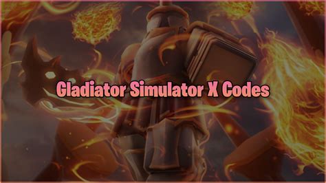 Gladiator Simulator X Codes November 2022