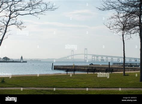 Newport bridge Rhode Island Stock Photo - Alamy