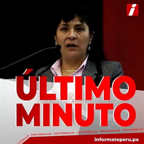 Desiree Borges on Twitter RT informateperu ÚLTIMOMINUTO