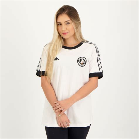 Camisa Kappa Vasco Viagem Feminina Branca Futfanatics