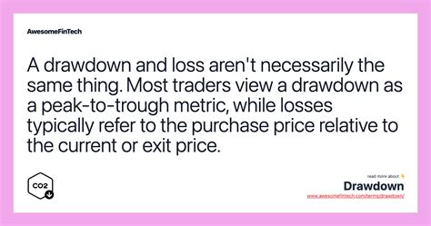 drawdown awesomefintech blog