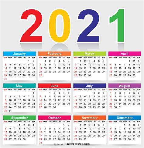 Calendário 2021 2022