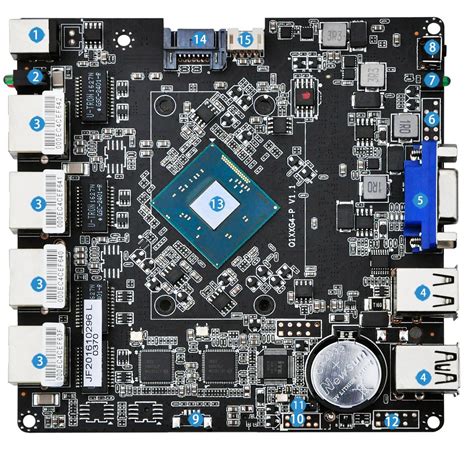 100 Qotom Q1900G4 M Nano ITX Board Powered By Intel Celeron J1900 SoC