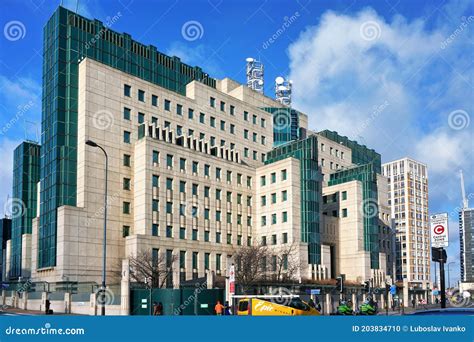 Secret Intelligence Service Or MI6 Building London UK Editorial Image