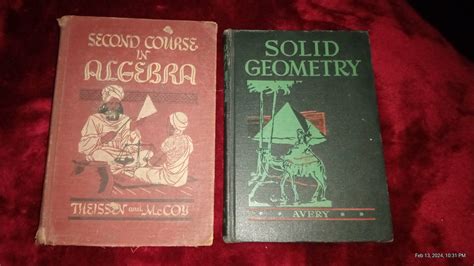 School Books From The 1920s And 1930s Old Math Books Etsy