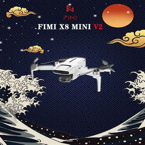 Fimi X8 MINI V2 Camera Drone Helic Ptero RC De Corpo Principal 9km FPV