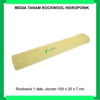 Jual Jual Rockwool Hidroponik 1 Slab 4 Pcs 100 Cm Media Tanam