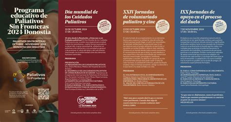 Programa Educativo De Paliativos Sin Fronteras Donostia