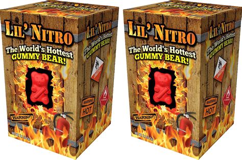 Buy Candy Land's Assortments LIL' NITRO The World's Hottest GUMMY BEAR! - Extreme Spicy Candy ...