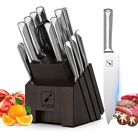 Knife Set Imarku Pcs High Carbon Japanese Stainless Steel Knife Sets