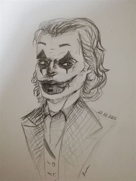 karakalem joker çizimi Joker Çizim Çizimler