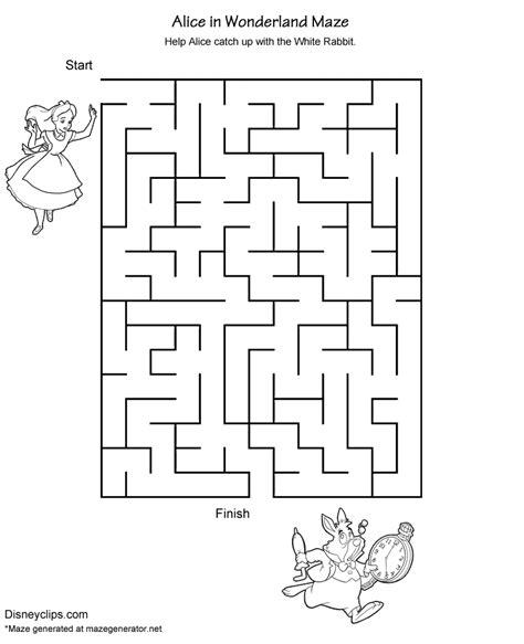 Printable Disney Mazes