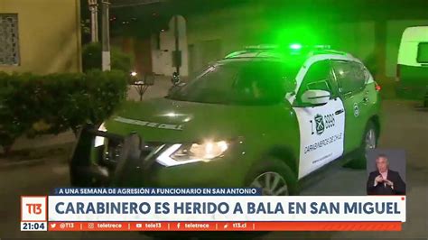 Carabinero herido por bala en comisaría de San Miguel Portal Nacional