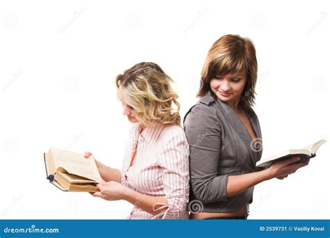 Girls with books stock image. Image of adult, people, literature - 2539731