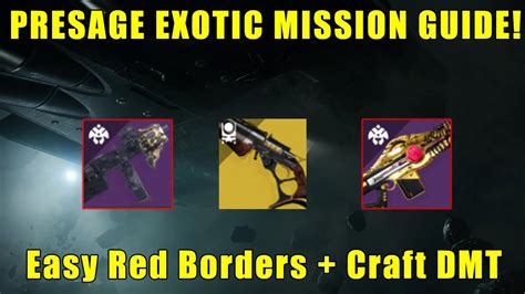 Presage Exotic Mission Guide How To Do The Presage Exotic Mission