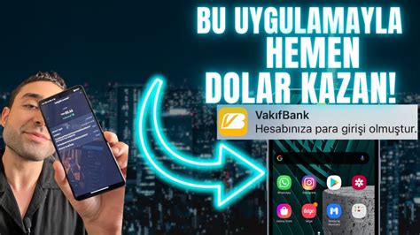 BU UYGULAMA İLE DOLAR KAZANMAYA HEMEN BAŞLA Ödeme Kanıtlı