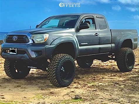 2012 Toyota Tacoma Wheel Offset Aggressive 1 Outside Fender Suspension Lift 8 1502392