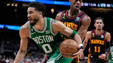 Jayson Tatum Jaylen Brown Drop 31 Points Each Celtics Push Hawks To