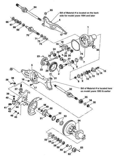 Understanding The Steering Parts Diagram Of A 2000 Ford F350