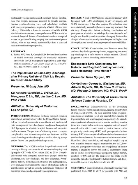 Pdf Endoscopic Strip Craniectomy For Metopic And Sagittal