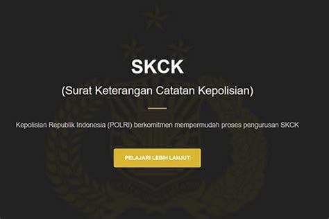 Cara Perpanjang SKCK Di Polsek Offline Dan Syarat Pembuatan Online Ini