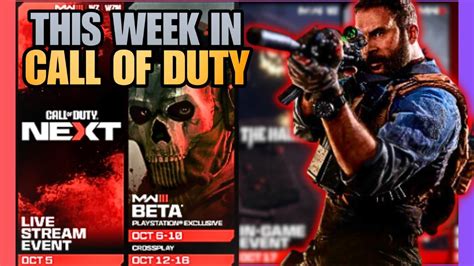 EVERYTHING COMING TO CALL OF DUTY THIS WEEK CodNext MW3 Beta