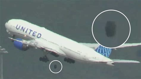 Avión de United Airlines pierde llanta durante despegue en San