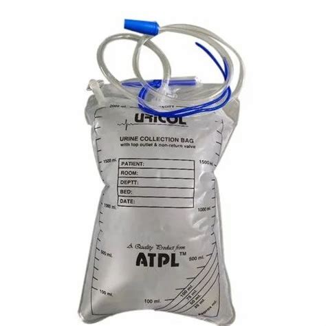 White PVC URICOL Urine Bag (Economic) without Hanger, for Hospital at ...