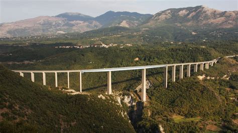 Viadotto Italia And Monte Pollino