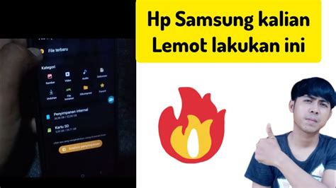 CARA MENGATASI HP SAMSUNG LEMOT DAN NGELAG YouTube