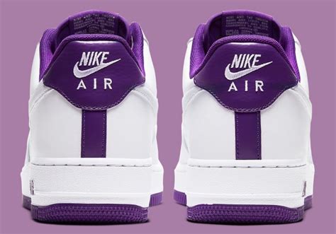 Nike Air Force 1 Low White Purple Cj1380 100