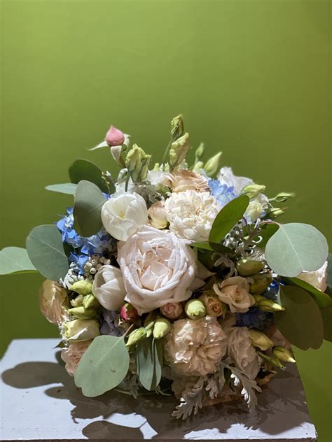 Bouquet Da Sposa Elegante Dai Colori Pastello Di Rose Inglesi