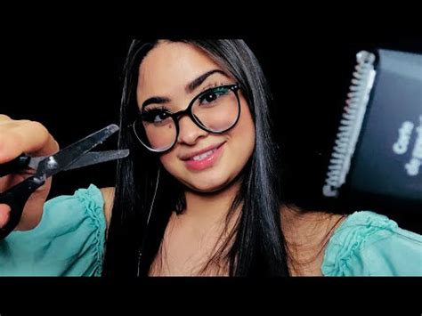 Asmr Roleplay Namorada Cortando Seu Cabelo E Fazendo Sua Barba