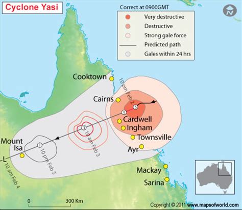 Cyclone Yasi In Queensland Australia