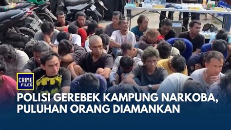 Polisi Gerebek Markas Narkoba Di Kampung Boncos Orang Positif