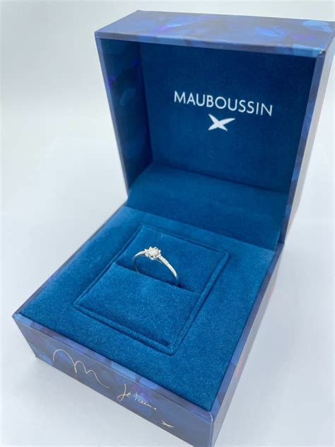 Solitaire Ma Reine Damour N°1 Mauboussin Or Blanc Diamants Comptoir