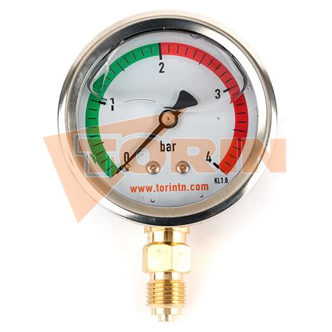 Druckmanometer 0 6 Bar 1 4 Anschluss Hinten Glycerin Torin Tank