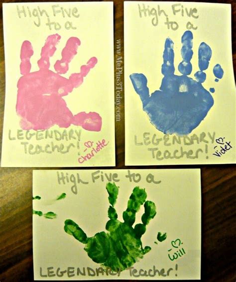 Daycare Teacher Appreciation Gift - High Five to a LEGENDARY Teacher ...