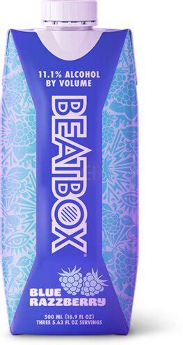 Beatbox Low Cal Blue Razzberry 500ML Beer Wine And Liquor