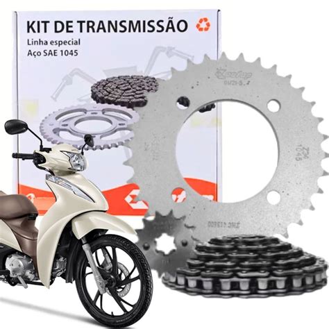 Kit Relacao Transmissao Tracao Honda Biz I