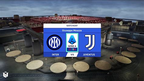 Inter De Milan Vs Juventus Serie A 2023 24 Gameplay Pes 2021 YouTube