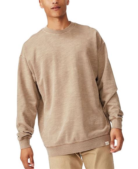 Cotton On Pigment Dyed Oversized Crew Pullover And Reviews Hoodies