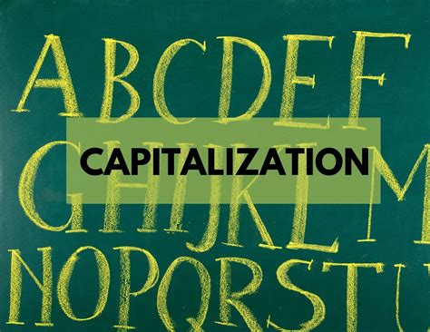 Words To Capitalize In Titles And Headings Businesswritingblog